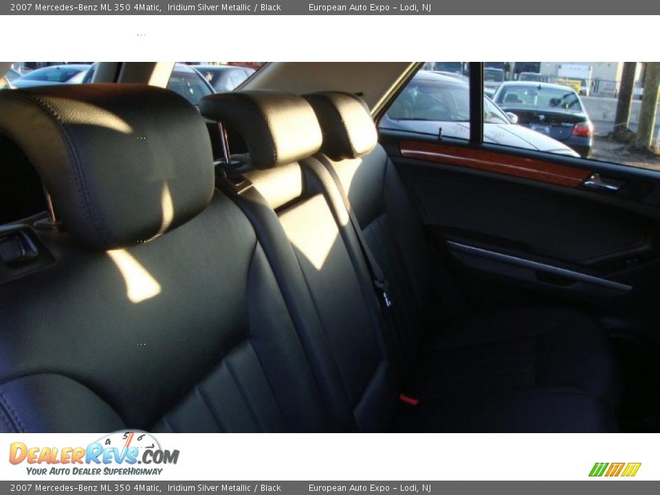 2007 Mercedes-Benz ML 350 4Matic Iridium Silver Metallic / Black Photo #11