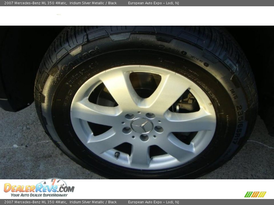 2007 Mercedes-Benz ML 350 4Matic Iridium Silver Metallic / Black Photo #15