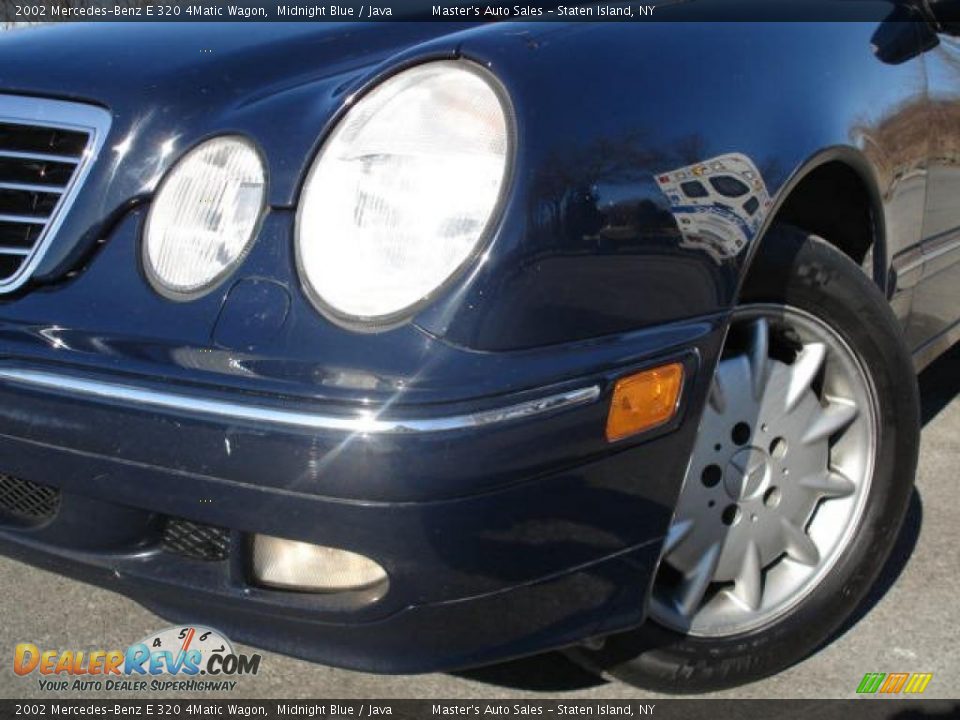 2002 Mercedes-Benz E 320 4Matic Wagon Midnight Blue / Java Photo #2
