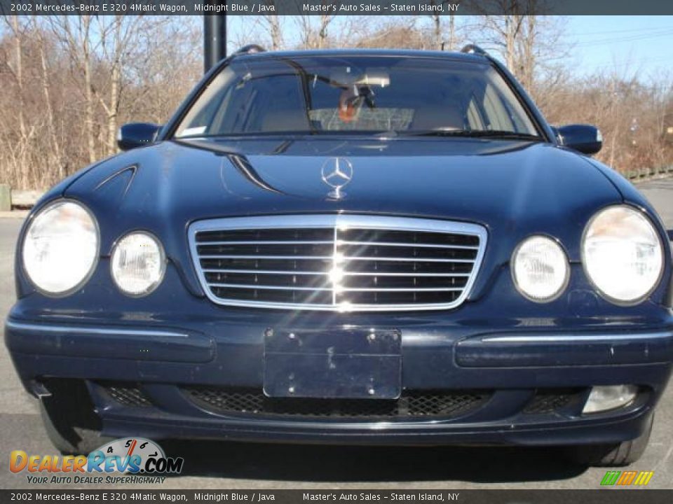 2002 Mercedes-Benz E 320 4Matic Wagon Midnight Blue / Java Photo #5