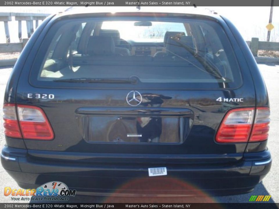2002 Mercedes-Benz E 320 4Matic Wagon Midnight Blue / Java Photo #7
