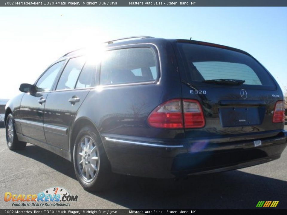 2002 Mercedes-Benz E 320 4Matic Wagon Midnight Blue / Java Photo #8
