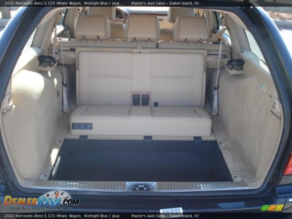 2002 Mercedes-Benz E 320 4Matic Wagon Midnight Blue / Java Photo #11