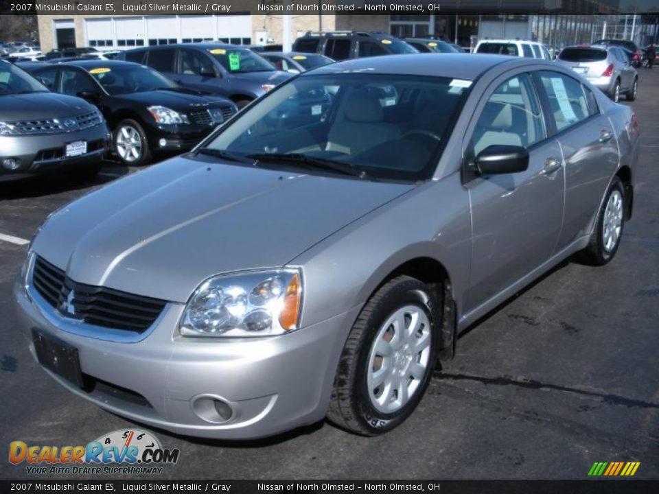 2007 Mitsubishi Galant ES Liquid Silver Metallic / Gray Photo #1