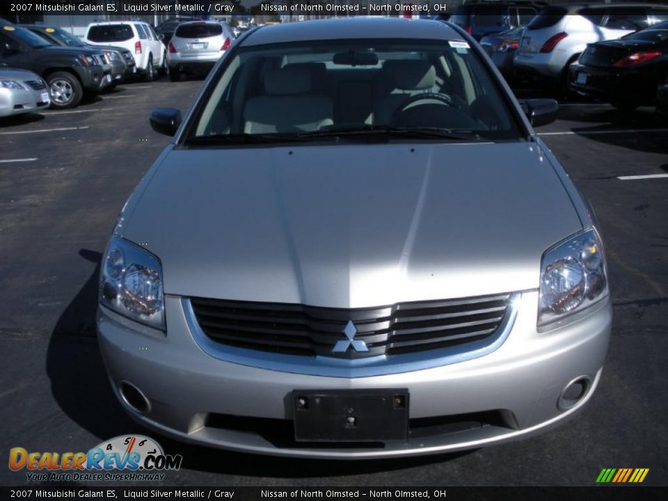 2007 Mitsubishi Galant ES Liquid Silver Metallic / Gray Photo #2