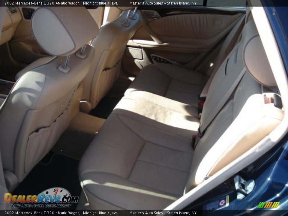 2002 Mercedes-Benz E 320 4Matic Wagon Midnight Blue / Java Photo #12