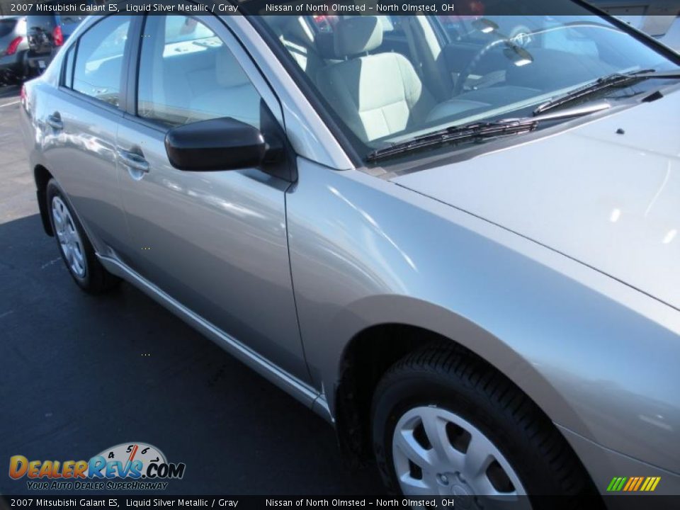 2007 Mitsubishi Galant ES Liquid Silver Metallic / Gray Photo #4