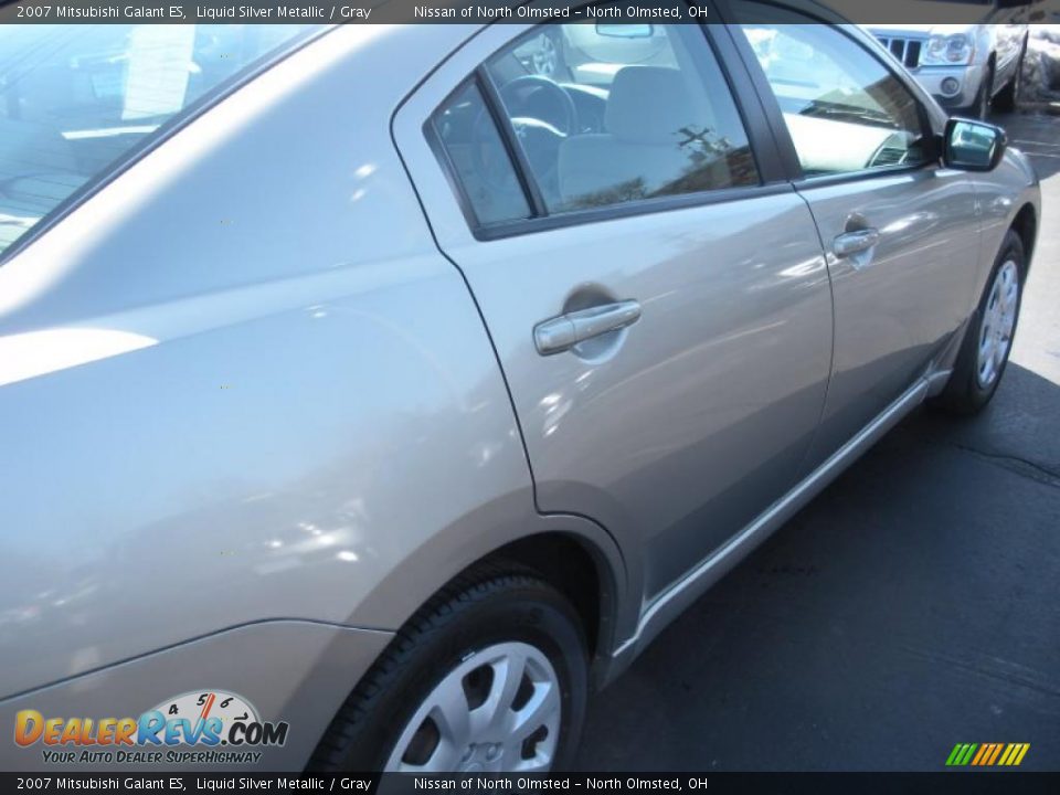 2007 Mitsubishi Galant ES Liquid Silver Metallic / Gray Photo #5