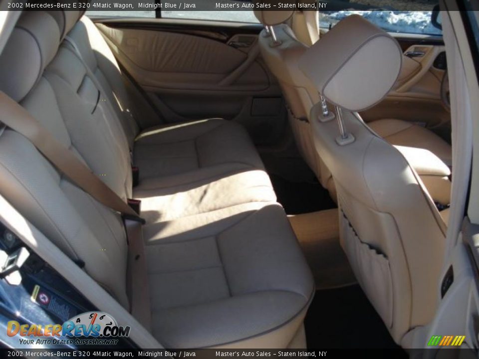 2002 Mercedes-Benz E 320 4Matic Wagon Midnight Blue / Java Photo #14