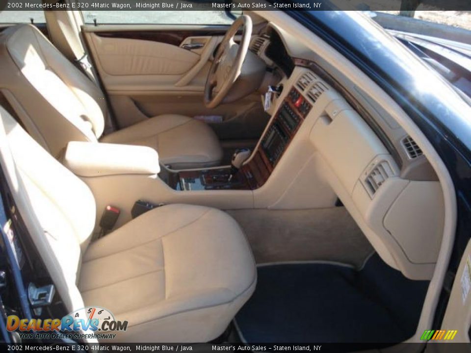 2002 Mercedes-Benz E 320 4Matic Wagon Midnight Blue / Java Photo #15