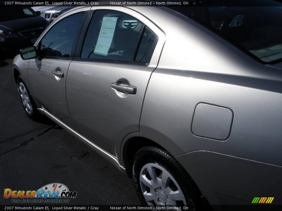 2007 Mitsubishi Galant ES Liquid Silver Metallic / Gray Photo #7