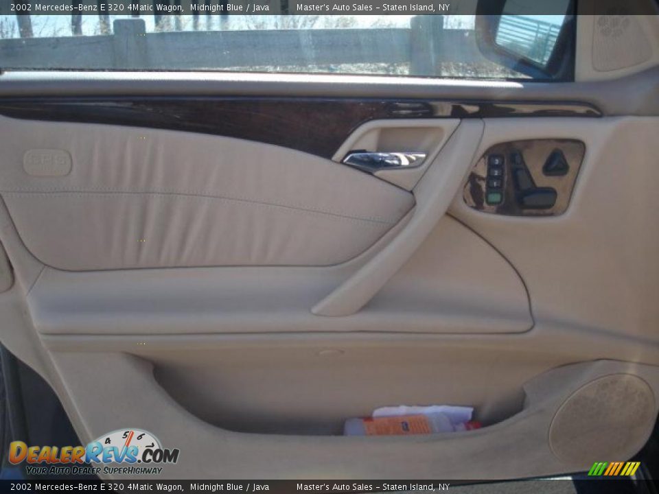 2002 Mercedes-Benz E 320 4Matic Wagon Midnight Blue / Java Photo #16