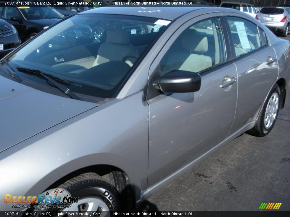 2007 Mitsubishi Galant ES Liquid Silver Metallic / Gray Photo #8
