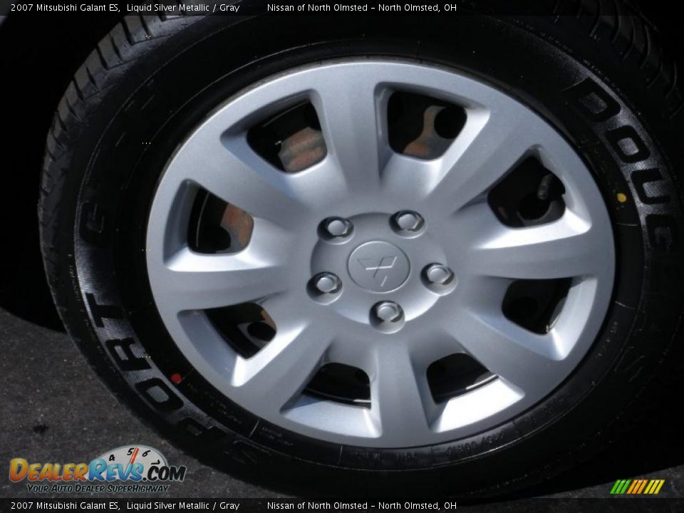 2007 Mitsubishi Galant ES Liquid Silver Metallic / Gray Photo #9