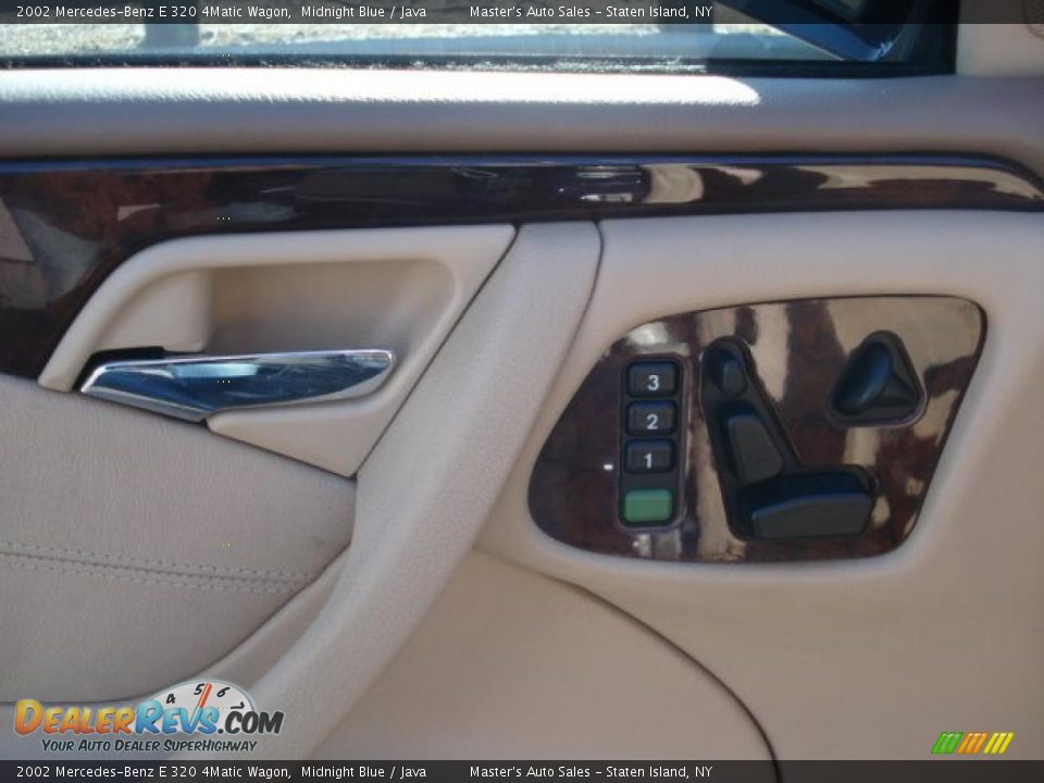 2002 Mercedes-Benz E 320 4Matic Wagon Midnight Blue / Java Photo #17