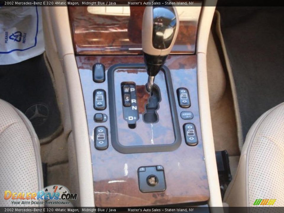 2002 Mercedes-Benz E 320 4Matic Wagon Midnight Blue / Java Photo #21