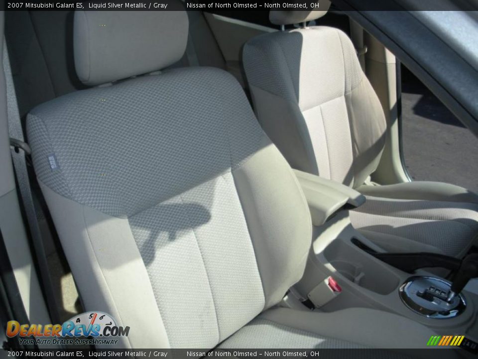 2007 Mitsubishi Galant ES Liquid Silver Metallic / Gray Photo #15