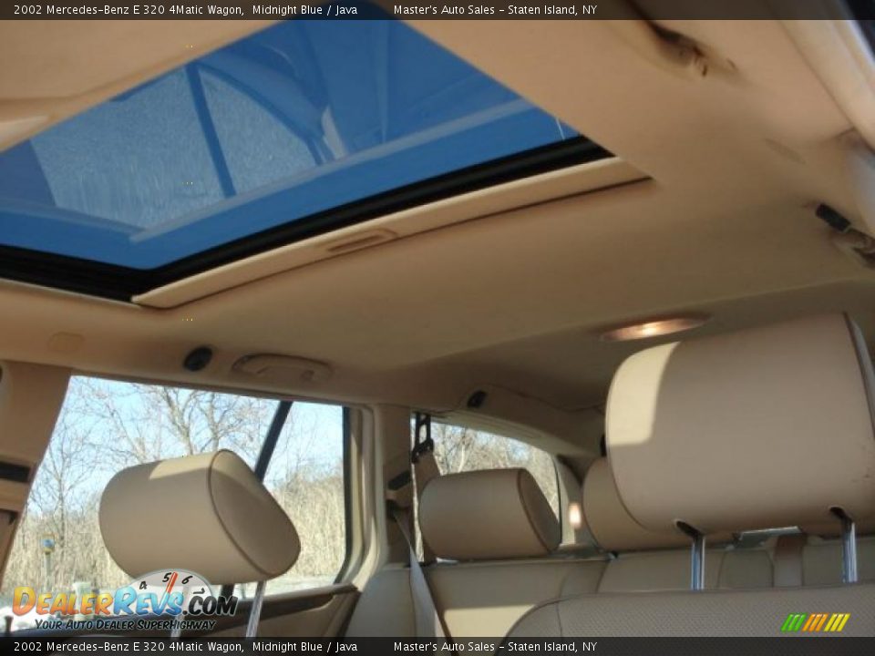 2002 Mercedes-Benz E 320 4Matic Wagon Midnight Blue / Java Photo #23