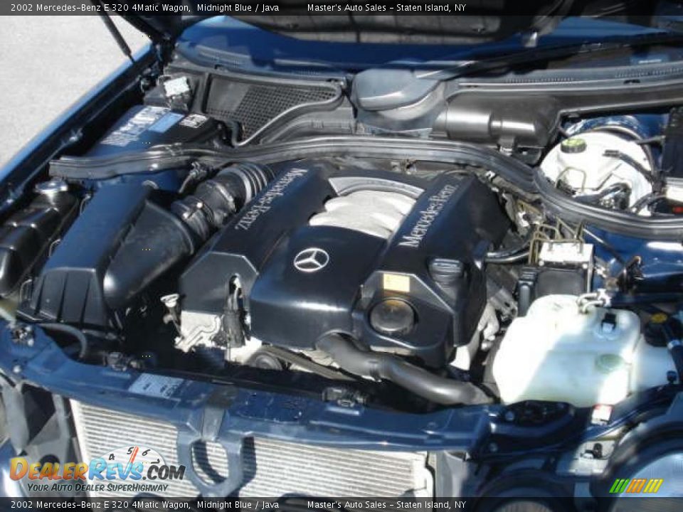 2002 Mercedes-Benz E 320 4Matic Wagon Midnight Blue / Java Photo #25