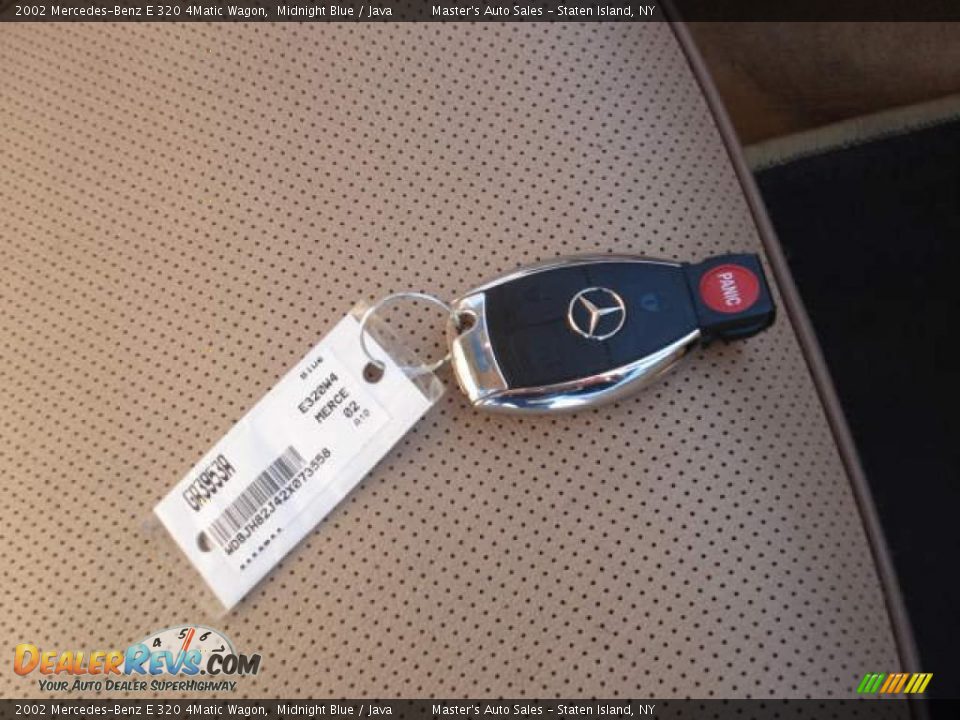 2002 Mercedes-Benz E 320 4Matic Wagon Midnight Blue / Java Photo #28
