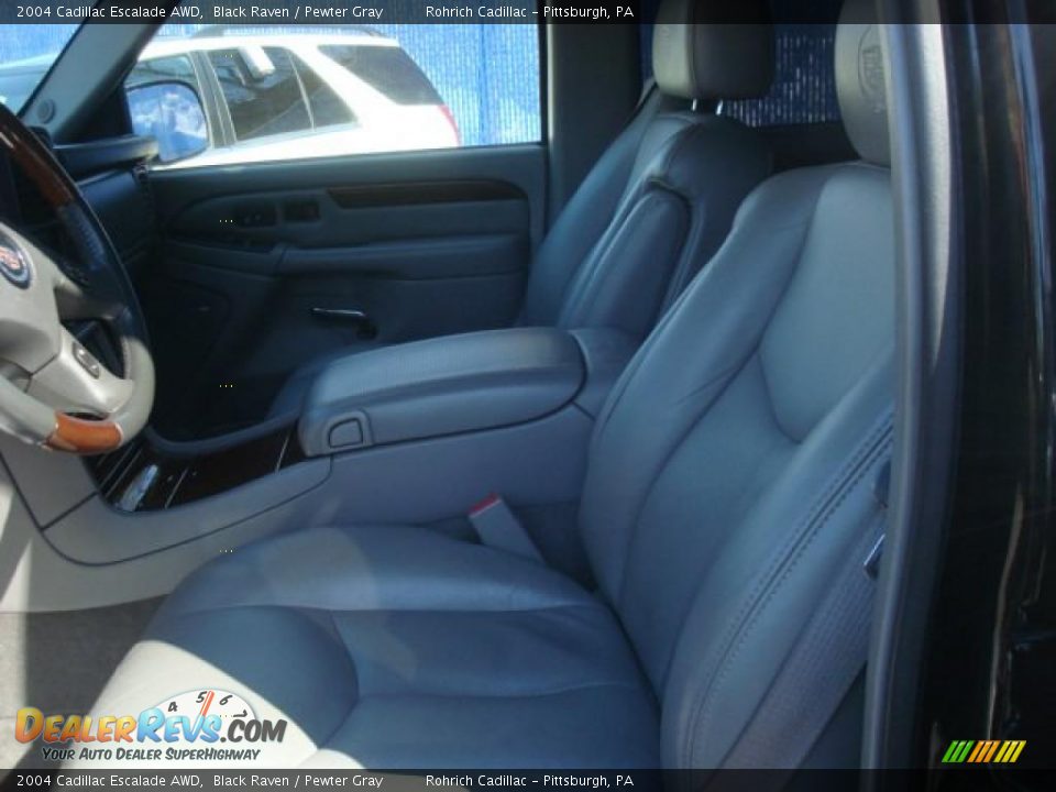 2004 Cadillac Escalade AWD Black Raven / Pewter Gray Photo #10