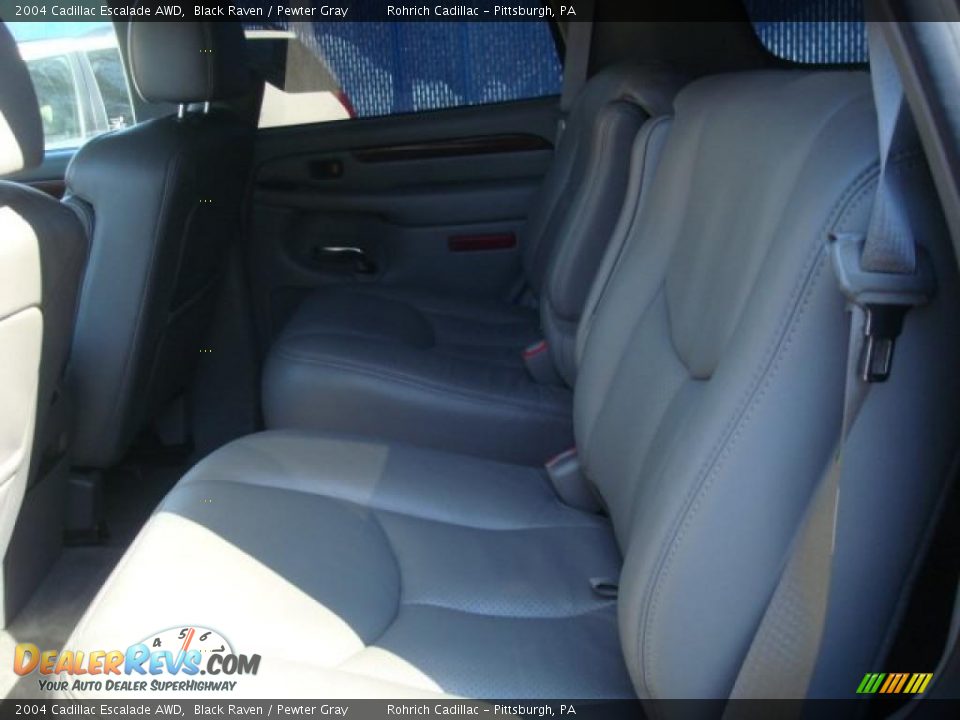 2004 Cadillac Escalade AWD Black Raven / Pewter Gray Photo #11