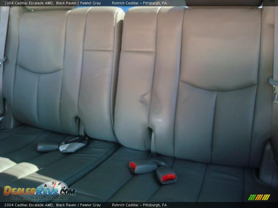 2004 Cadillac Escalade AWD Black Raven / Pewter Gray Photo #12