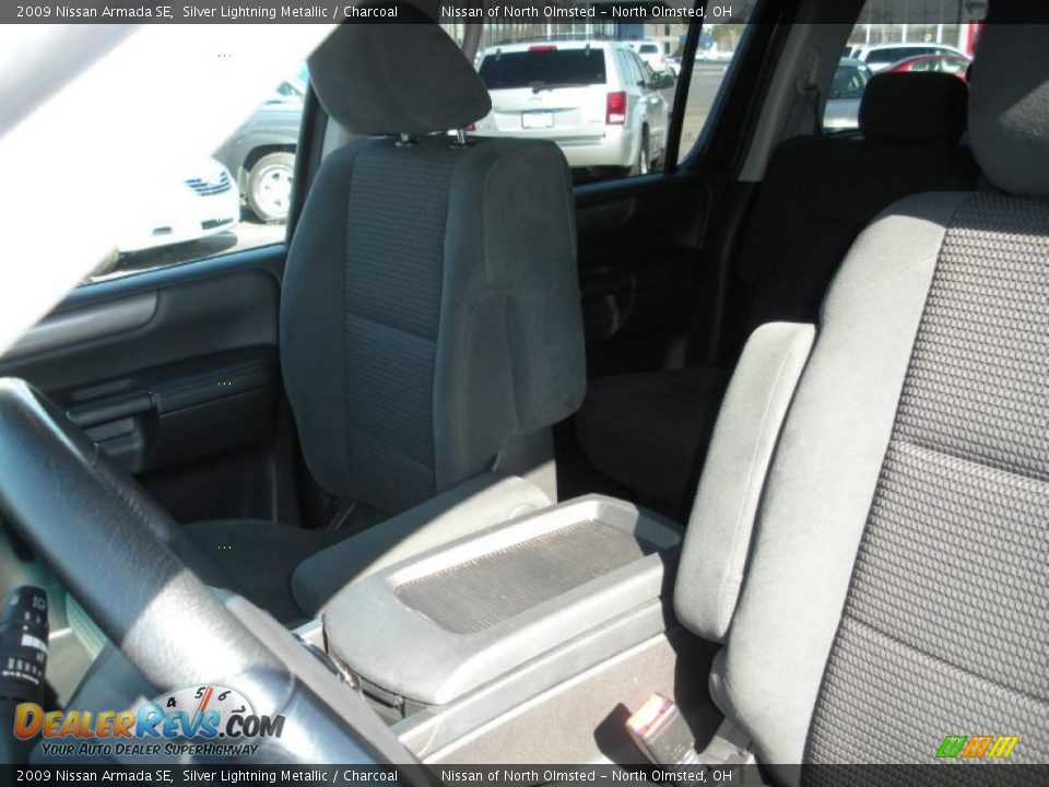 2009 Nissan Armada SE Silver Lightning Metallic / Charcoal Photo #12