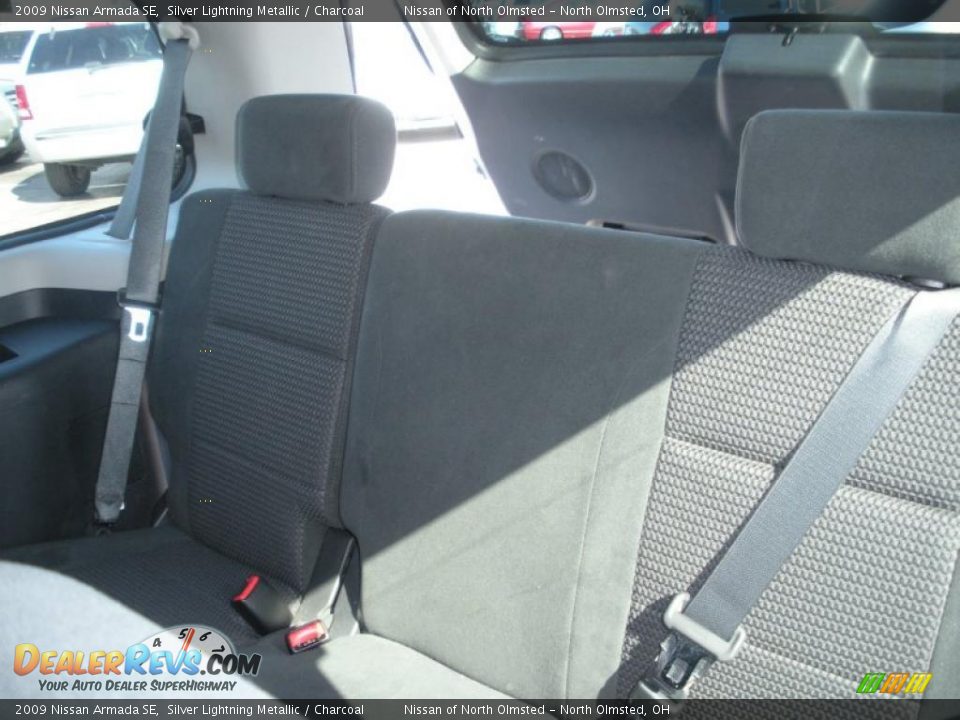 2009 Nissan Armada SE Silver Lightning Metallic / Charcoal Photo #23