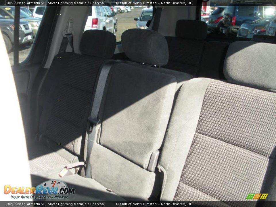 2009 Nissan Armada SE Silver Lightning Metallic / Charcoal Photo #24