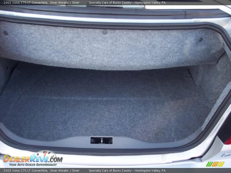 2003 Volvo C70 LT Convertible Silver Metallic / Silver Photo #31