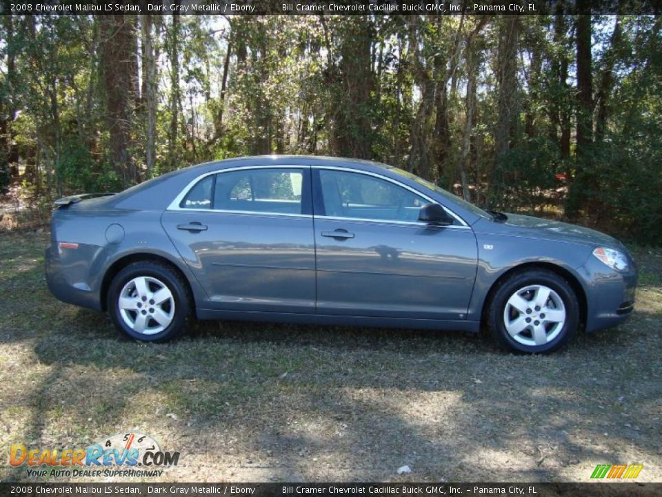 2008 Chevrolet Malibu LS Sedan Dark Gray Metallic / Ebony Photo #1