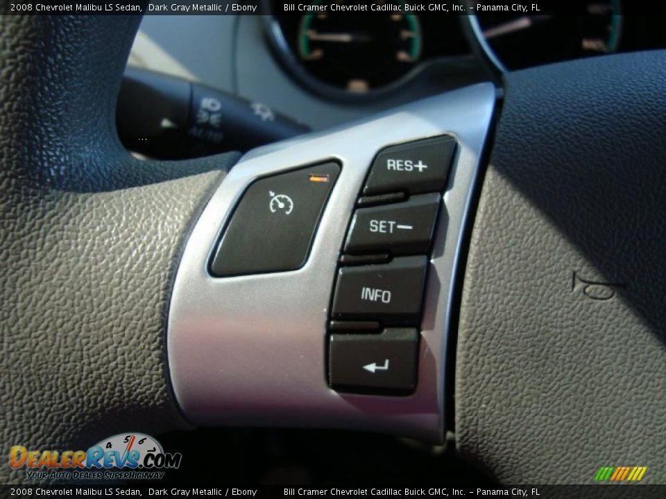 2008 Chevrolet Malibu LS Sedan Dark Gray Metallic / Ebony Photo #8