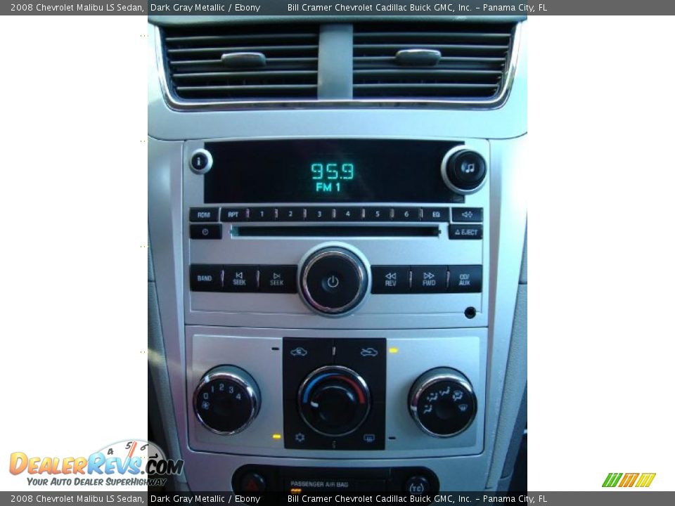 2008 Chevrolet Malibu LS Sedan Dark Gray Metallic / Ebony Photo #9