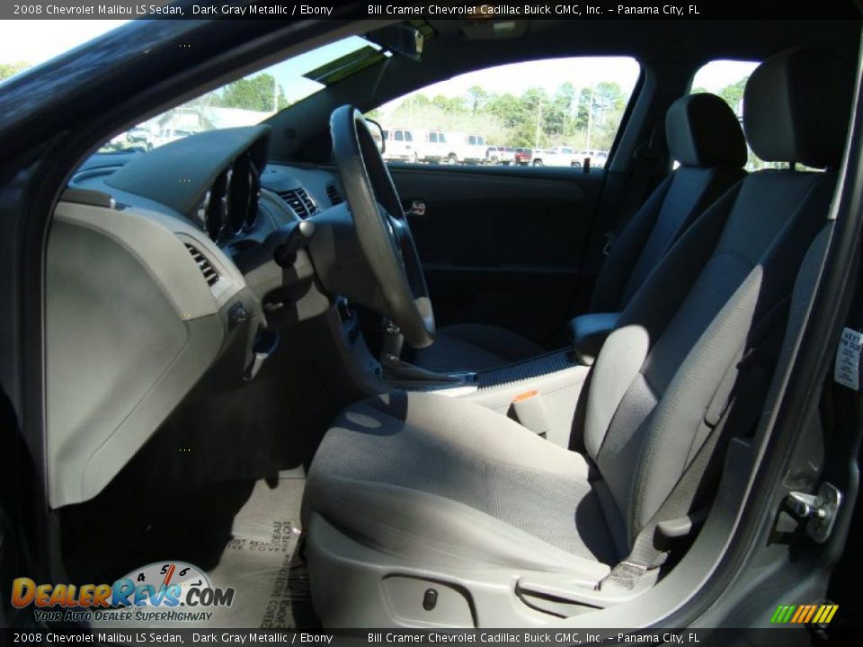 2008 Chevrolet Malibu LS Sedan Dark Gray Metallic / Ebony Photo #11