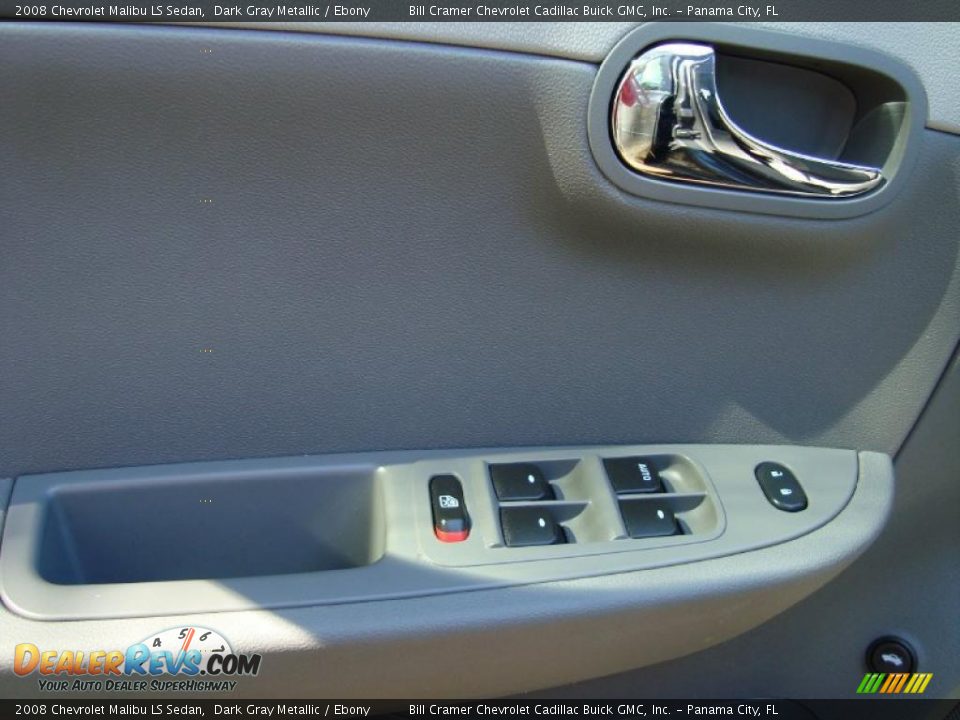 2008 Chevrolet Malibu LS Sedan Dark Gray Metallic / Ebony Photo #12