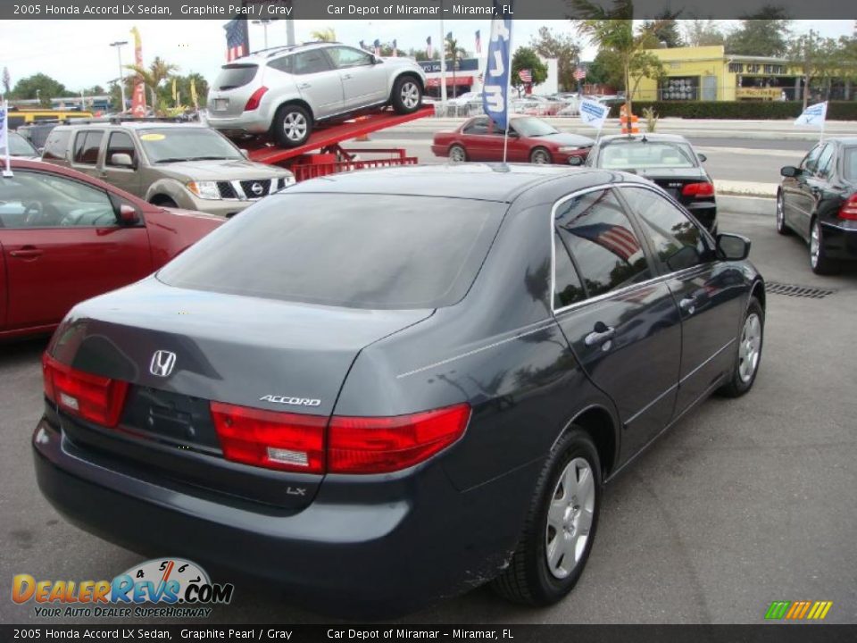 2005 Honda Accord LX Sedan Graphite Pearl / Gray Photo #3