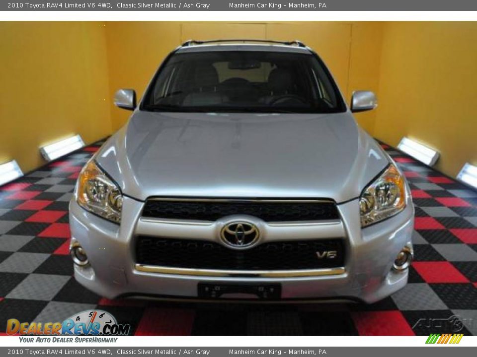 2010 Toyota RAV4 Limited V6 4WD Classic Silver Metallic / Ash Gray Photo #2