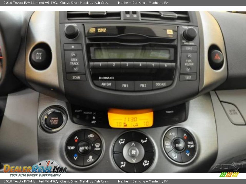 2010 Toyota RAV4 Limited V6 4WD Classic Silver Metallic / Ash Gray Photo #8