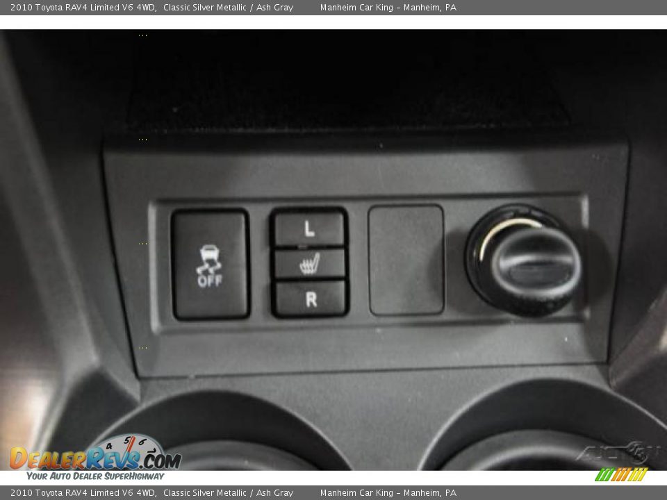 2010 Toyota RAV4 Limited V6 4WD Classic Silver Metallic / Ash Gray Photo #9