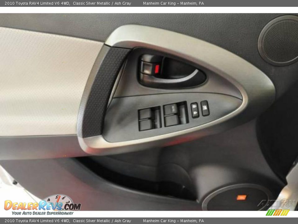 2010 Toyota RAV4 Limited V6 4WD Classic Silver Metallic / Ash Gray Photo #11