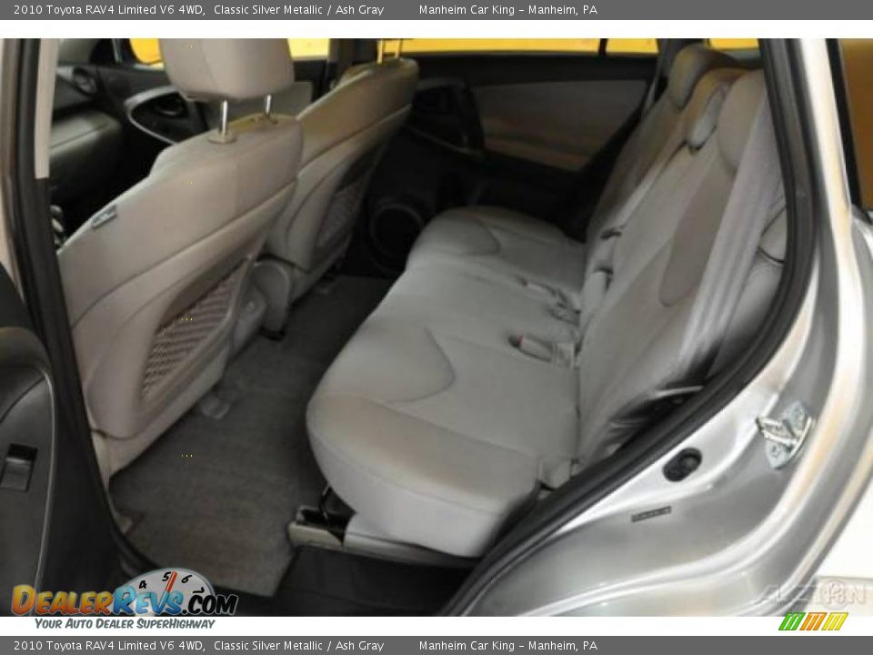 2010 Toyota RAV4 Limited V6 4WD Classic Silver Metallic / Ash Gray Photo #15