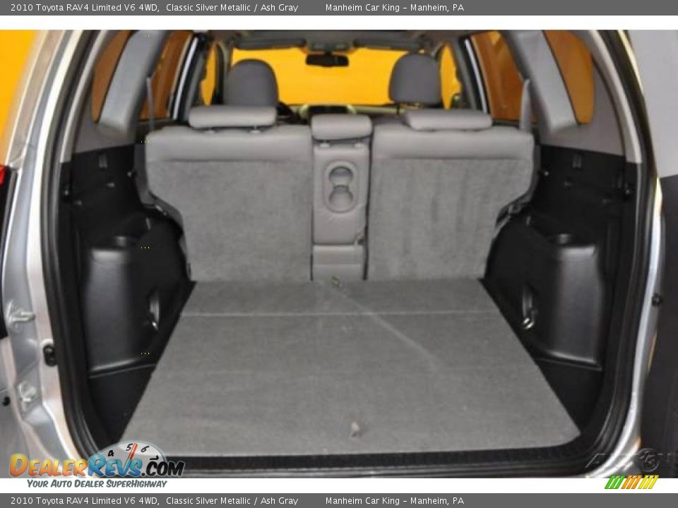 2010 Toyota RAV4 Limited V6 4WD Classic Silver Metallic / Ash Gray Photo #16