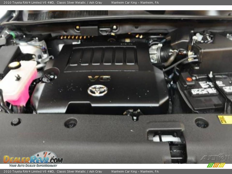 2010 Toyota RAV4 Limited V6 4WD Classic Silver Metallic / Ash Gray Photo #20