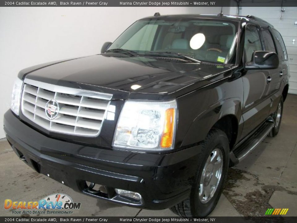 2004 Cadillac Escalade AWD Black Raven / Pewter Gray Photo #1