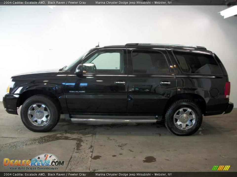 2004 Cadillac Escalade AWD Black Raven / Pewter Gray Photo #2