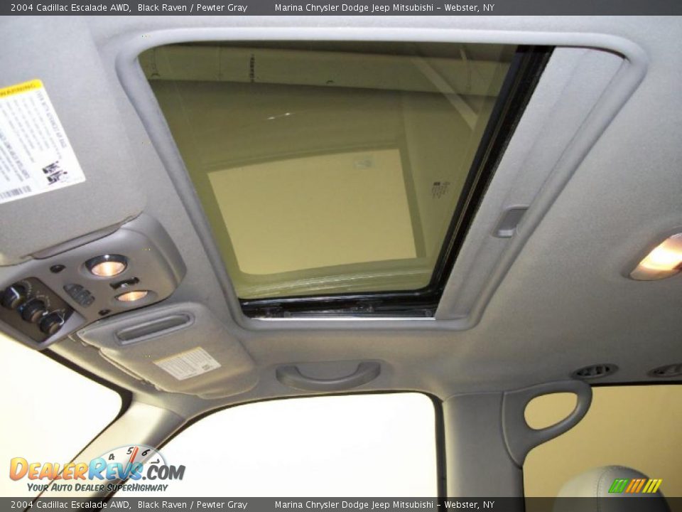 2004 Cadillac Escalade AWD Black Raven / Pewter Gray Photo #8