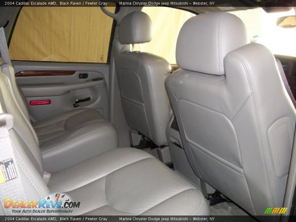 2004 Cadillac Escalade AWD Black Raven / Pewter Gray Photo #14