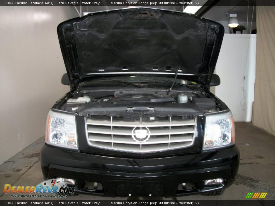 2004 Cadillac Escalade AWD Black Raven / Pewter Gray Photo #18