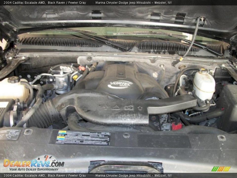 2004 Cadillac Escalade AWD Black Raven / Pewter Gray Photo #19